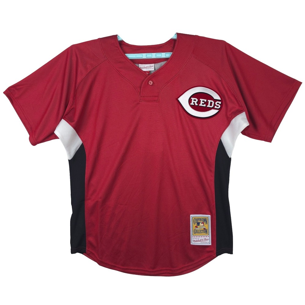 Authentic Ken Griffey Jr Reds Mitchell & Ness MLB Medium BP Jersey Red #3 NWT